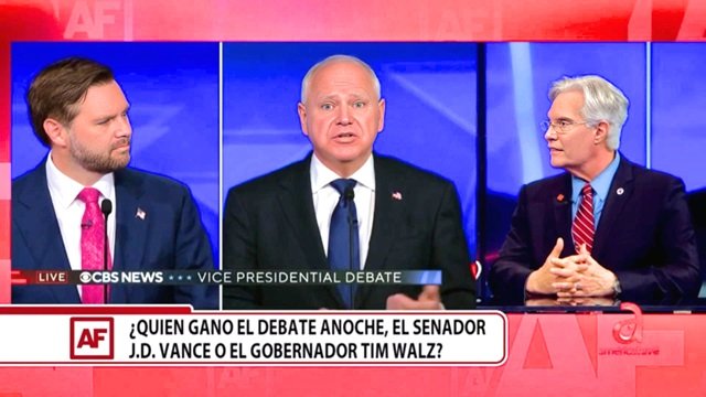 Discusión: ¿Quién ganó el debate Vance o Walz?