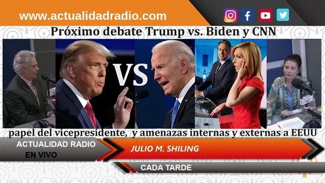 Papel del vicepresidente, proximo debate presidencial y amenazas internas y externas a EEUU