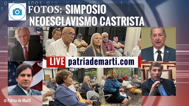 Fotos Simposio neoesclavismo castrista