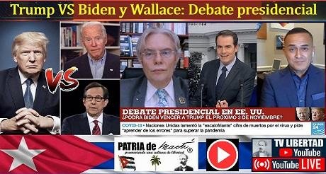 Trump VS Biden y Chris Wallace. Debate candente