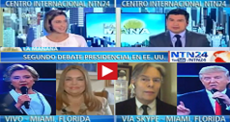 Debate fuerte: Reacción sobre 2º encuentro Trump-Clinton  
